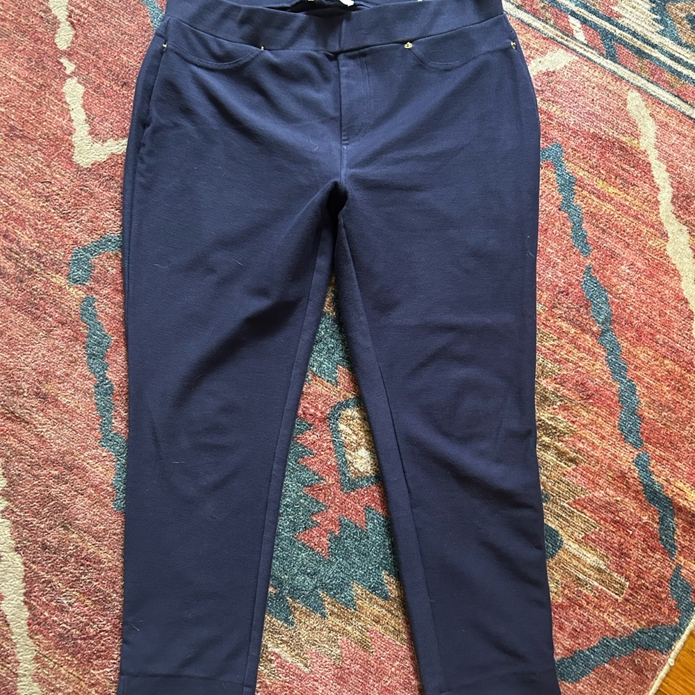 MICHAEL Michael Kors Blue Cropped Ankle Pants